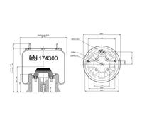 FEBI BILSTEIN 174300 Boot, air suspension