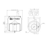 FEBI BILSTEIN 174464 Boot, air suspension