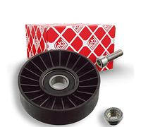 febi bilstein 17544 Idler Pulley for auxiliary belt, with screw, pack of one