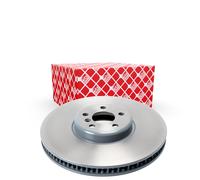 Brake Disc Single Vented fits BMW 640 G32 3.0 Front Right 2017 on 374mm Febi New