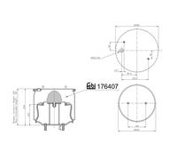 FEBI BILSTEIN 176407 Boot, air suspension