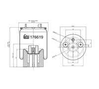 FEBI BILSTEIN 176619 Boot, air suspension