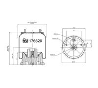 FEBI BILSTEIN 176620 Boot, air suspension