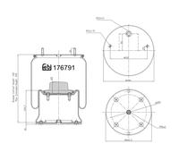 FEBI BILSTEIN 176791 Boot, air suspension