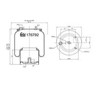 febi bilstein 176792 Air Suspension Bellows