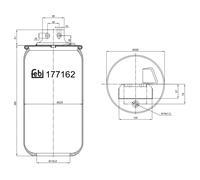 FEBI BILSTEIN 177162 Boot, air suspension