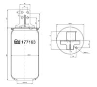 FEBI BILSTEIN 177163 Boot, air suspension