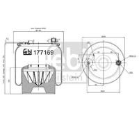 FEBI BILSTEIN 177169 Boot, air suspension