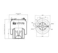 FEBI BILSTEIN 177170 Boot, air suspension