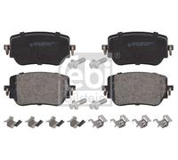 FEBI BILSTEIN 177185 Brake Pad Set Rear Fits Mercedes-Benz A-Class B-Class