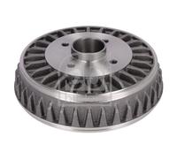 FEBI BILSTEIN 178511 2x Brake Drums Rear 261mm Outer Diameter Fits Dacia Renault