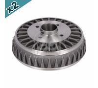 FEBI BILSTEIN 178511 Brake Drum Rear Right Left Fits Dacia Mercedes-Benz Renault