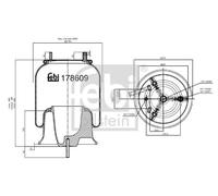 FEBI BILSTEIN 178609 Boot, air suspension
