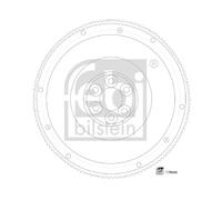 FEBI BILSTEIN 178666 Flywheel for SCANIA