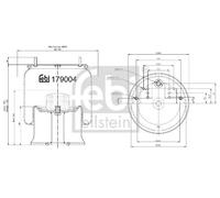 FEBI BILSTEIN 179004 Boot, air suspension
