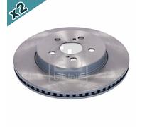 FEBI BILSTEIN 179056 Brake Disc Front Coated Fits Toyota Corolla Prius PHV