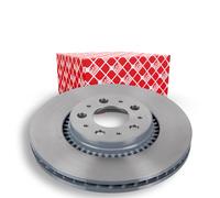 2x Brake disc Front Axle internally vented 18050 FEBI BILSTEIN for VOLVO S80 I