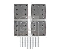 FEBI BILSTEIN 181230 Drum Brake Lining Front Rear 163mm Width Fits MERCEDES-BENZ