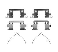 FEBI BILSTEIN 182464 Disc Brake Pad Accessory Kit Front Fits Honda Jazz 3 Opel