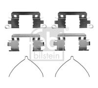 FEBI BILSTEIN 182464 Disc Brake Pad Accessory Kit Front Fits Honda Jazz 3 Opel