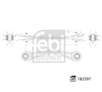 FEBI BILSTEIN 182597 Suspension arm