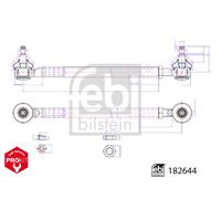 FEBI BILSTEIN 182644 Track rod assembly