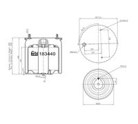 FEBI BILSTEIN 183440 Boot, air suspension