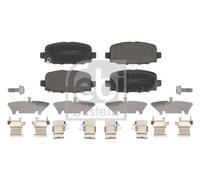 FEBI BILSTEIN 184237 Disc Brake Brake Pad Set Rear Replacement Fits Jeep Compass