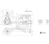 FEBI BILSTEIN 184966 Track rod end