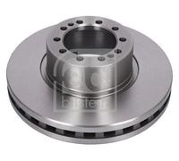 FEBI BILSTEIN 185413 2x Front Brake Discs Braking System Vented Fits Dennis