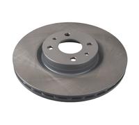 2x Brake Discs Pair Vented fits FIAT QUBO 225 1.3D Front 2008 on 284mm Set Febi