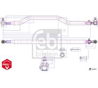 Febi Bilstein 185893 Rear Tie Rod 042115532