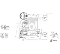 Febi Bilstein 186265 Front Right Tie Rod End Fits Bmw 2 3 4 Series I4