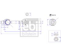 FEBI BILSTEIN 186318 Inner tie rod