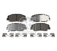FEBI BILSTEIN 186398 Brake Pad Set Front 151.9mm Length Fits Isuzu D-Max
