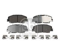 FEBI BILSTEIN 186398 Disc Brake Brake Pad Set Front Fits Isuzu D-Max 3