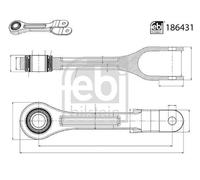 FEBI BILSTEIN 186431 Anti-roll bar link