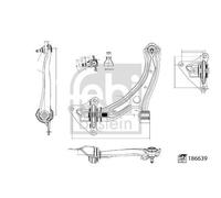 FEBI BILSTEIN 186639 Suspension arm