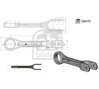 FEBI BILSTEIN 188470 Stabiliser Bar Link/Coupling Rod Rear Fits MERCEDES-BENZ