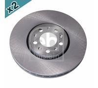 FEBI BILSTEIN 19370 Brake Disc Front Fits Audi A1 A3 Seat Cordoba Ibiza Skoda VW