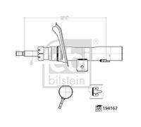 FEBI BILSTEIN 194167 Shock absorber