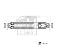 FEBI BILSTEIN 194168 Shock Absorber Rear Right Left Fits Ford Tourneo Connect