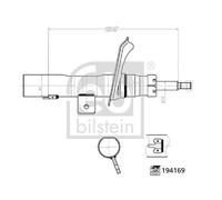 FEBI BILSTEIN 194169 Shock absorber