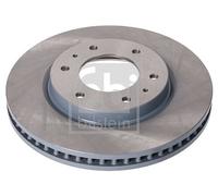 FEBI BILSTEIN 194878 2x Brake Discs Vented Front Fits Mitsubishi L200 / Triton
