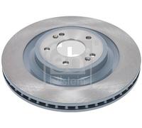 FEBI BILSTEIN 196890 2x Brake Discs Vented Rear Fits Kia Sorento MK4 Hyundai