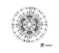 Febi 196927 Clutch Disc Fits Volvo Fh Ii Iii Fh12 Fh16 Fm Fm12 Fmx