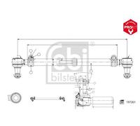 FEBI BILSTEIN 197261 Track rod assembly