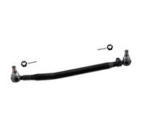 febi bilstein 19860 Drag Link with castle nuts and cotter pins, from steering gear to 1st front axle, pack of one