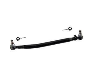 febi bilstein 19860 Drag Link with castle nuts and cotter pins, from steering gear to 1st front axle, pack of one