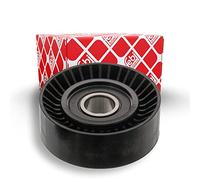 febi bilstein 19871 Idler Pulley for auxiliary belt, pack of one, black, brown